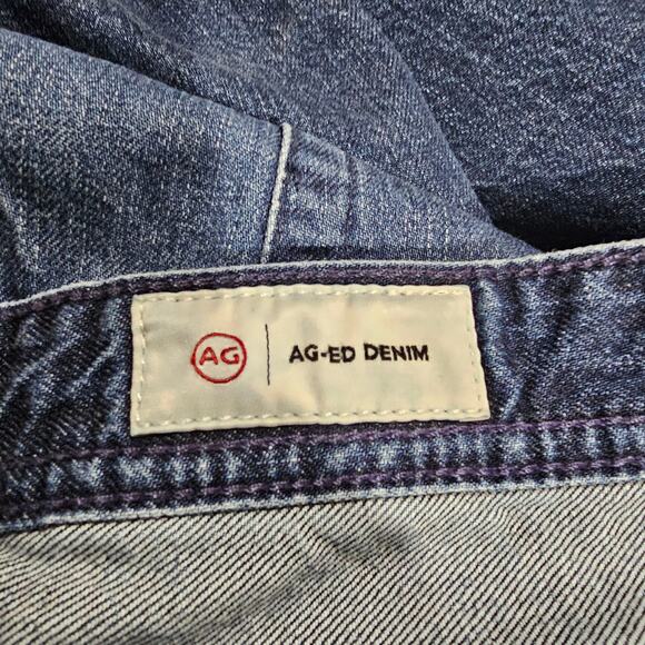 AG-ED Denim Tellis Modern Slim Jeans – Dark Wash, Straight Leg, Men's 34x31 - Picture 8 of 10